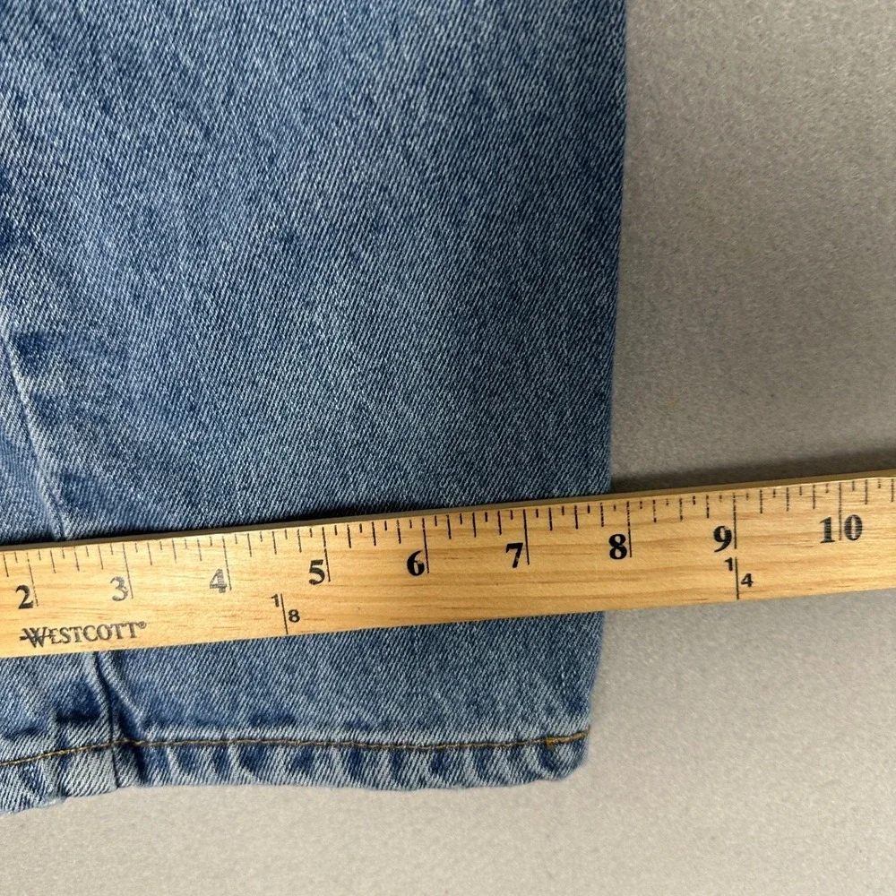 Levis 505 Jeans Mens 34X30 Blue Regular Fit Straight Leg 5-Pocket Denim Pants
